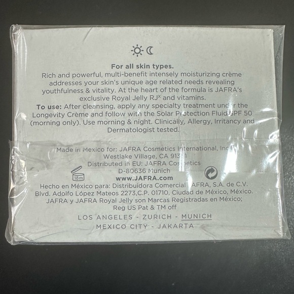 JAFRA Royal Revitalize Longevity Crème sealed - Picture 3 of 4